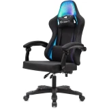 Игровое кресло Бюрократ Knight Wolf RGB Black (KNIGHT WOLF RGB B)