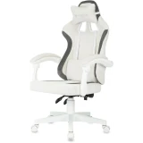 Игровое кресло Бюрократ Knight Wolf White/Grey (KNIGHT WOLF WH WG)