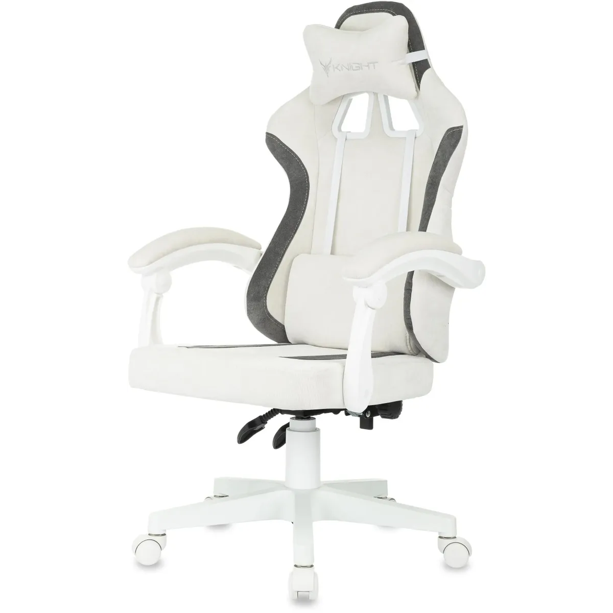 Игровое кресло Бюрократ Knight Wolf White/Grey - KNIGHT WOLF WH WG - фото 5