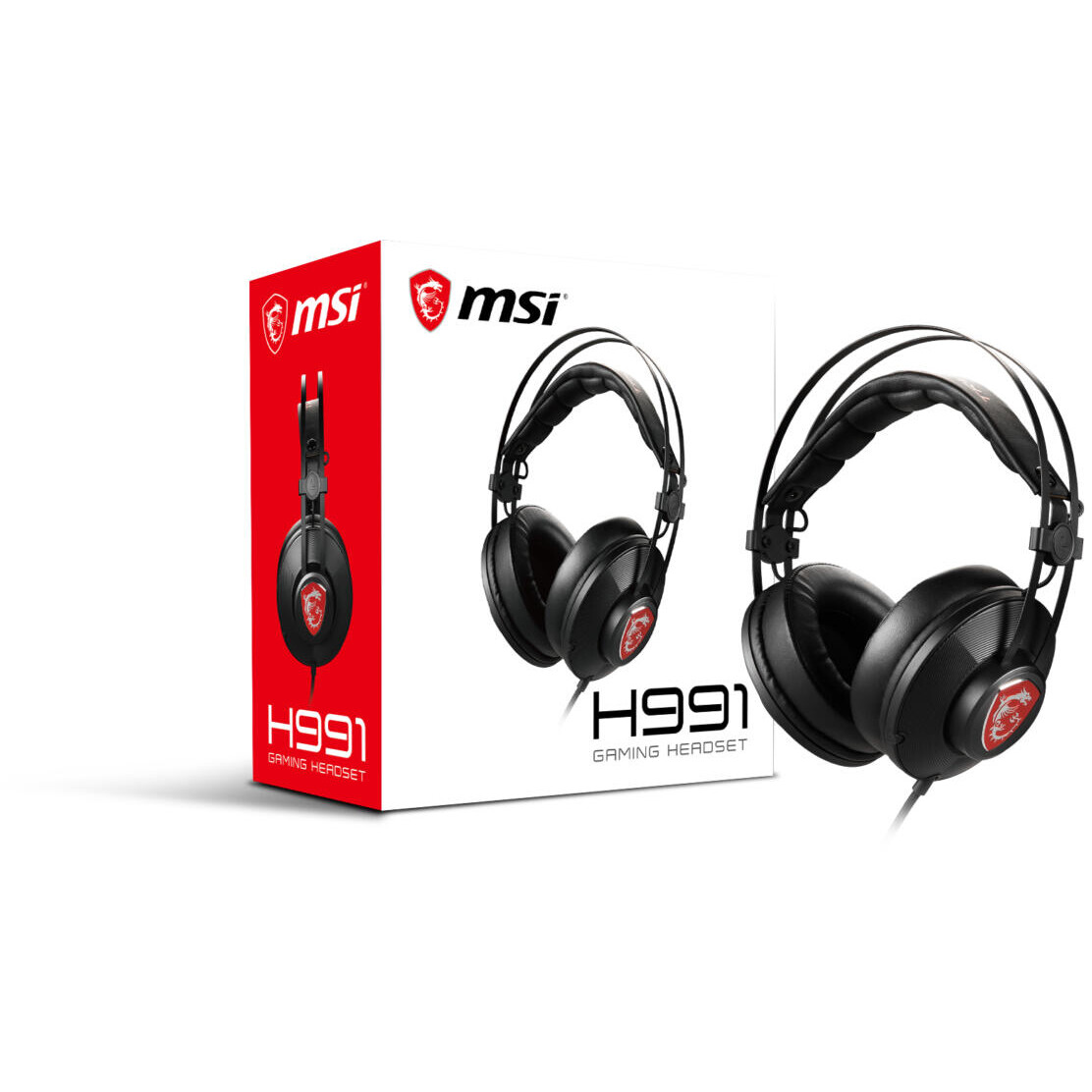 Гарнитура MSI H991 Gaming Headset - S37-21000A1-V33 - фото 4
