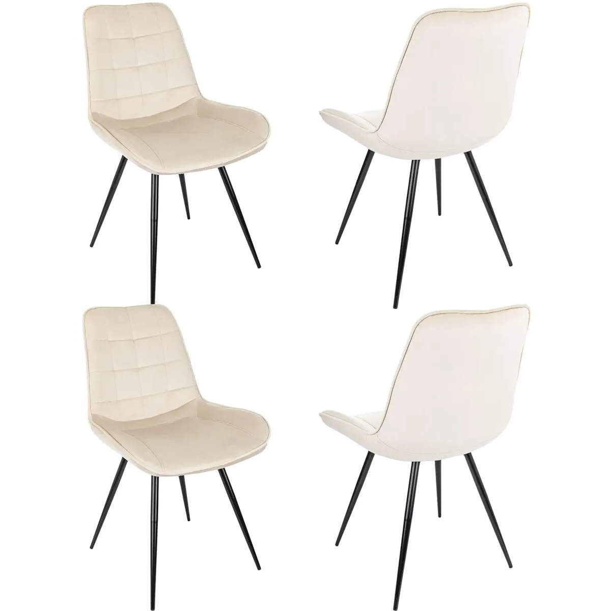 Комплект стульев Бюрократ CH-K2_1/HL07_4