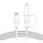 Кабель USB Type-C - USB Type-C/Lightning, 1.5м, Belkin CAC003hq1.5MWH