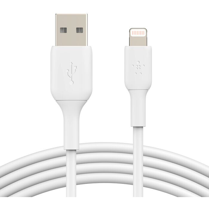 Кабель USB Type-C - Lightning, 1м, Belkin CAA001BT2MWH