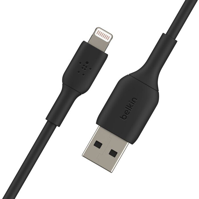 Кабель USB Type-C - Lightning, 1м, Belkin CAA001BT2MBK - фото 4