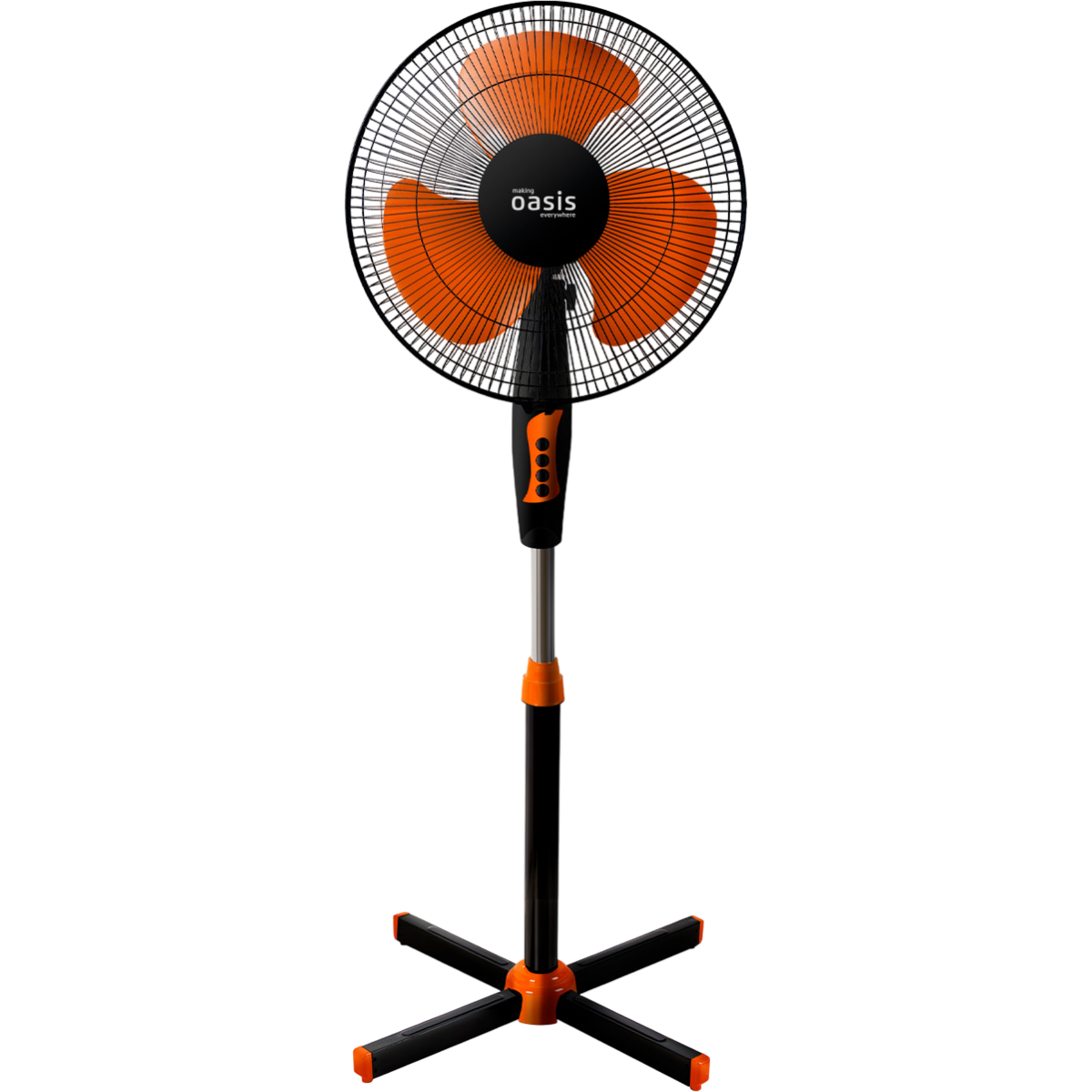 Напольный вентилятор Oasis VF-40PSB Black/Orange
