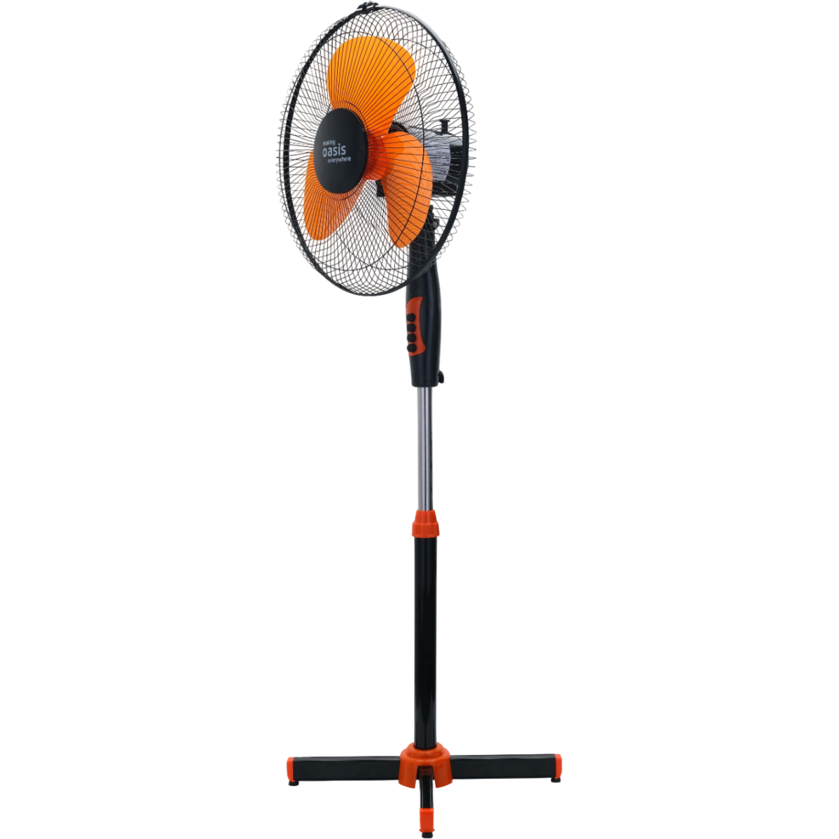 Напольный вентилятор Oasis VF-40PSB Black/Orange - фото 2
