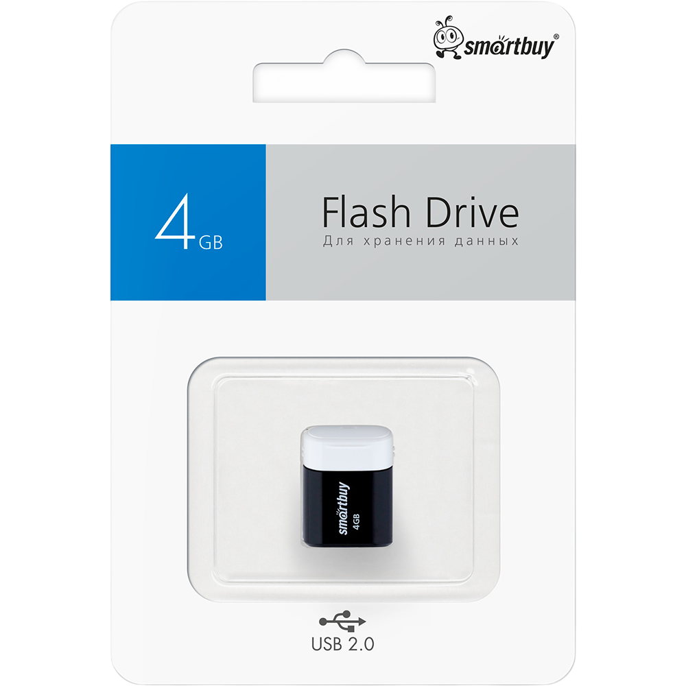 USB Flash накопитель 4Gb SmartBuy Lara Black (SB4GBLara-K) - фото 4