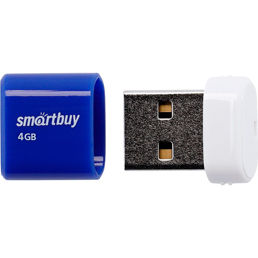 USB Flash накопитель 4Gb SmartBuy Lara Blue (SB4GBLara-B) - фото 3