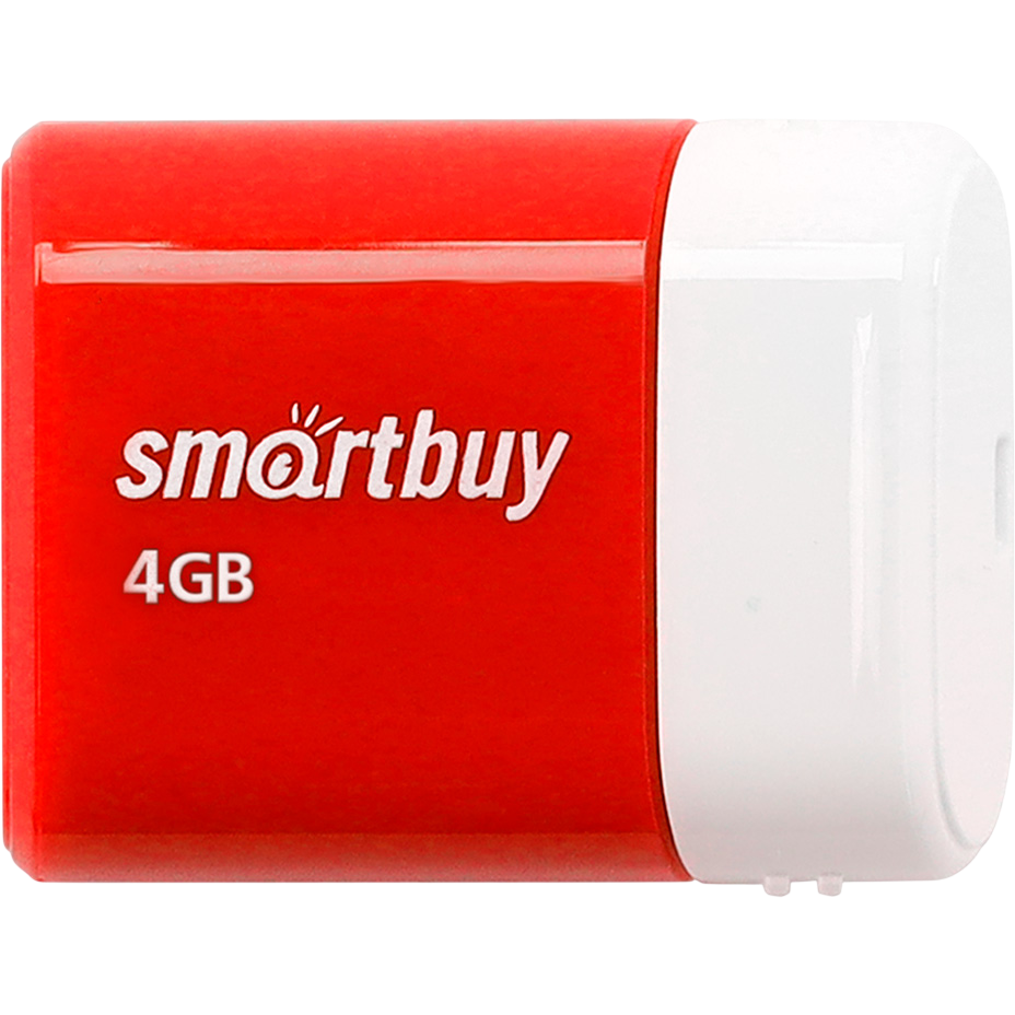 USB Flash накопитель 4GB SmartBuy Lara Red (SB4GBLara-R)