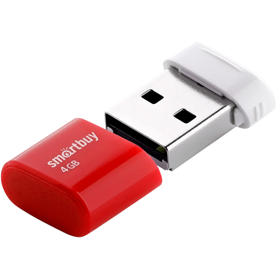 USB Flash накопитель 4Gb SmartBuy Lara Red (SB4GBLara-R) - фото 2