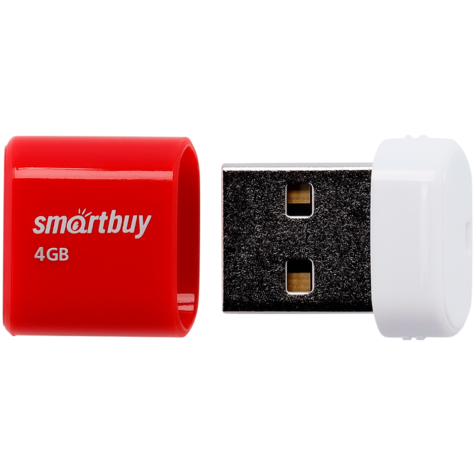 USB Flash накопитель 4Gb SmartBuy Lara Red (SB4GBLara-R) - фото 3