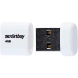 USB Flash накопитель 4Gb SmartBuy Lara White (SB4GBLara-W)