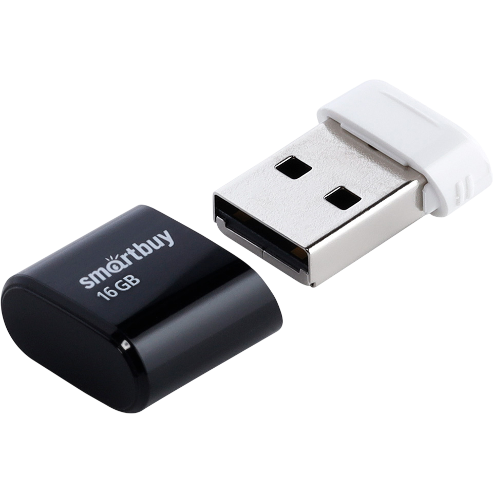 USB Flash накопитель 16Gb SmartBuy Lara Black (SB16GBLARA-K) - фото 2