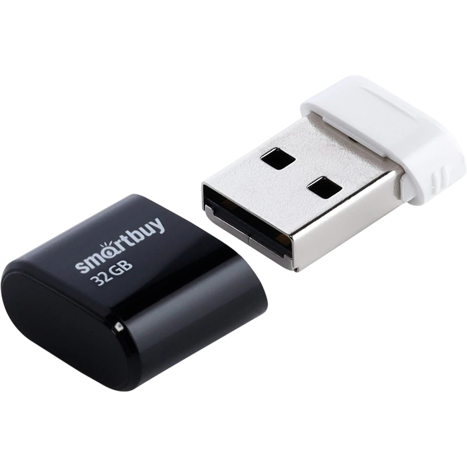 USB Flash накопитель 32Gb SmartBuy Lara Black (SB32GBLARA-K) - фото 2