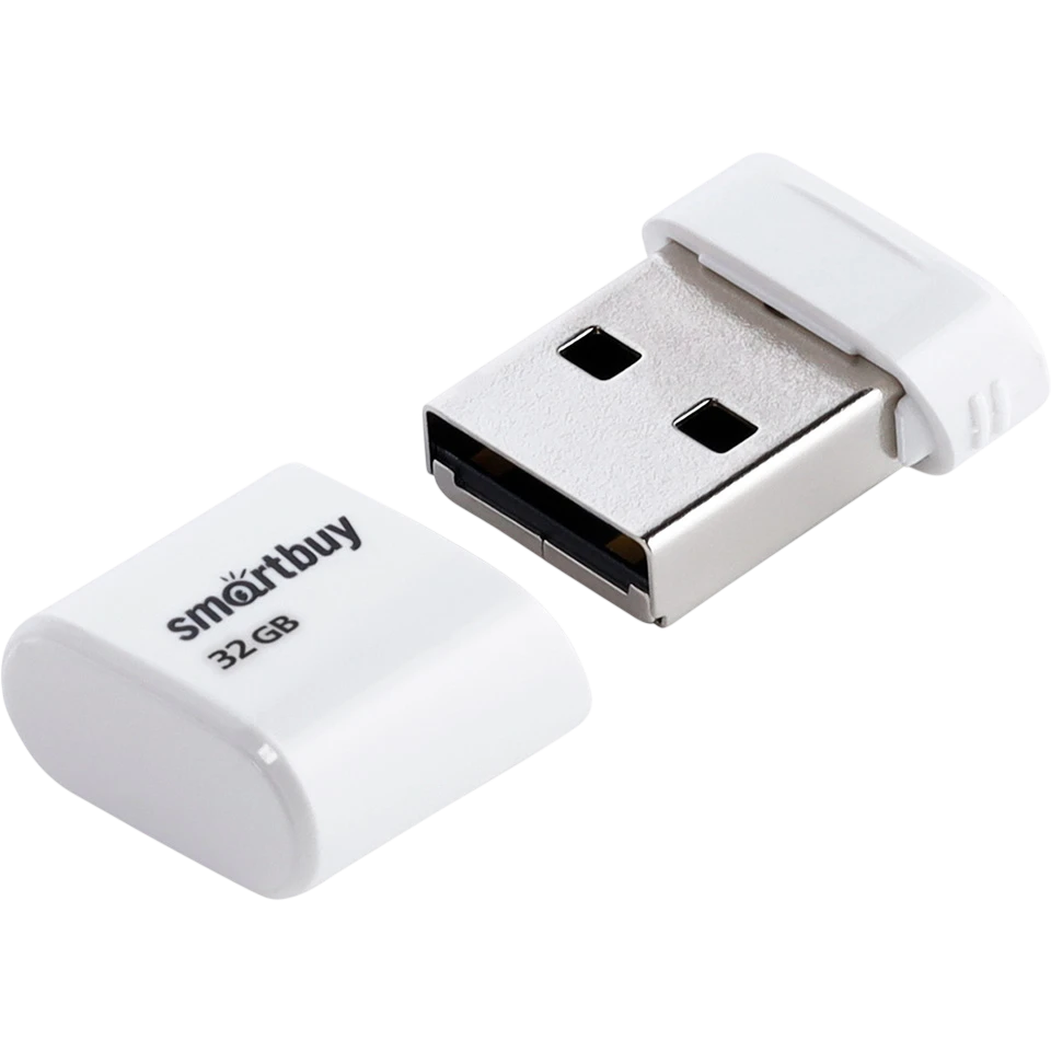 USB Flash накопитель 32Gb SmartBuy Lara White (SB32GBLARA-W) - фото 2