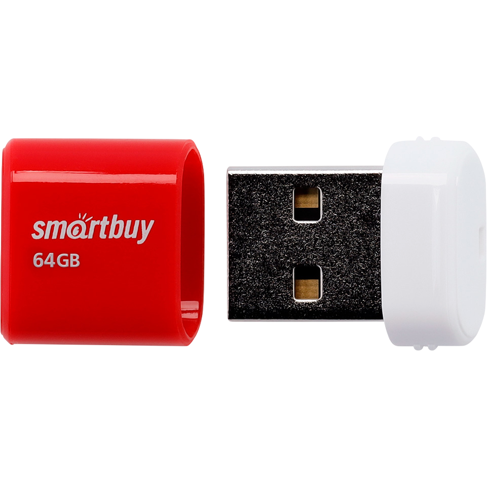 USB Flash накопитель 64Gb SmartBuy Lara Red (SB64GBLARA-R) - фото 3