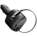 Автомобильное зарядное устройство Belkin Retractable Car Charger 75W (CCC001hqBK)