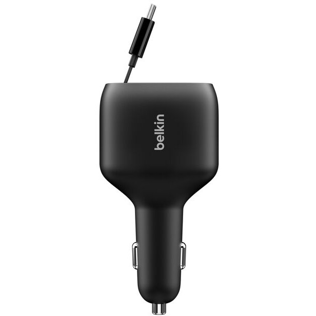 Автомобильное зарядное устройство Belkin Retractable Car Charger 75W - CCC001hqBK - фото 3