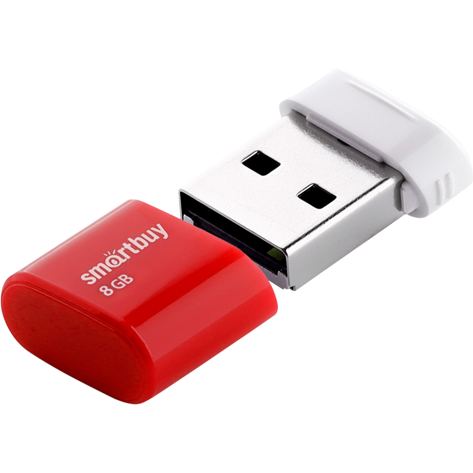 USB Flash накопитель 8Gb SmartBuy Lara Red (SB8GBLara-R) - фото 2