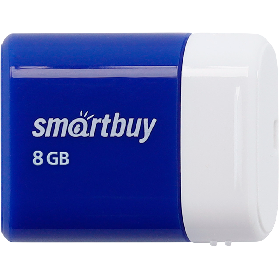 USB Flash накопитель 8GB SmartBuy Lara Blue (SB8GBLara-B)
