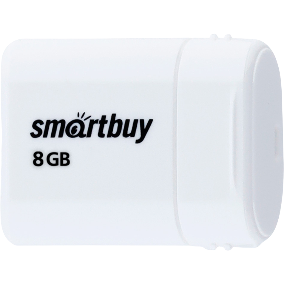 USB Flash накопитель 8GB SmartBuy Lara White (SB8GBLARA-W)