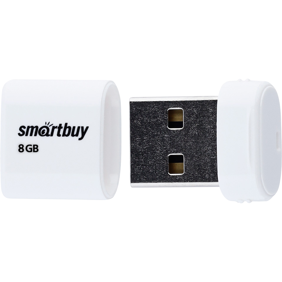 USB Flash накопитель 8Gb SmartBuy Lara White (SB8GBLARA-W) - фото 3