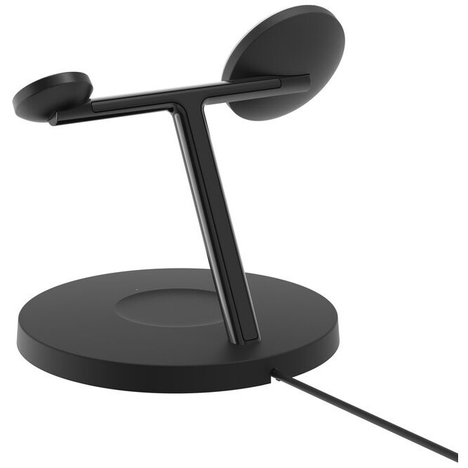 Беспроводное зарядное устройство Belkin BoostCharge Pro 3-in-1 Wireless Charging Stand with Qi2 15W Black - WIZ032kqBK - фото 7