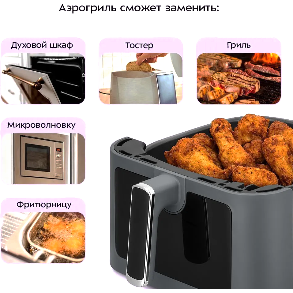 Аэрогриль Kitfort КТ-8107 - фото 6