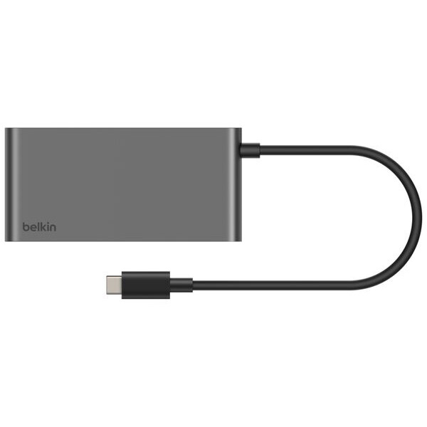 Док-станция Belkin 5-Port USB-C Hub with Dual USB-C Ports Space Gray - AVC022hqSGY - фото 2