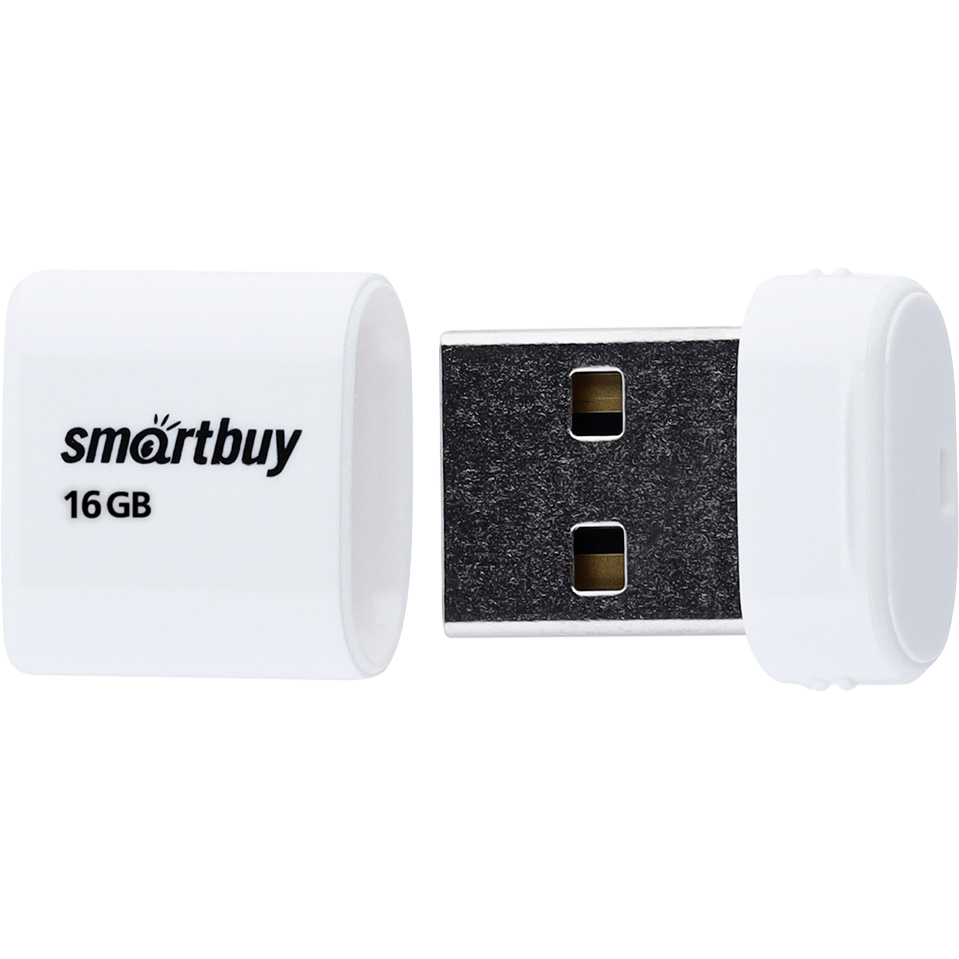 USB Flash накопитель 16Gb SmartBuy Lara White (SB16GBLARA-W) - фото 3