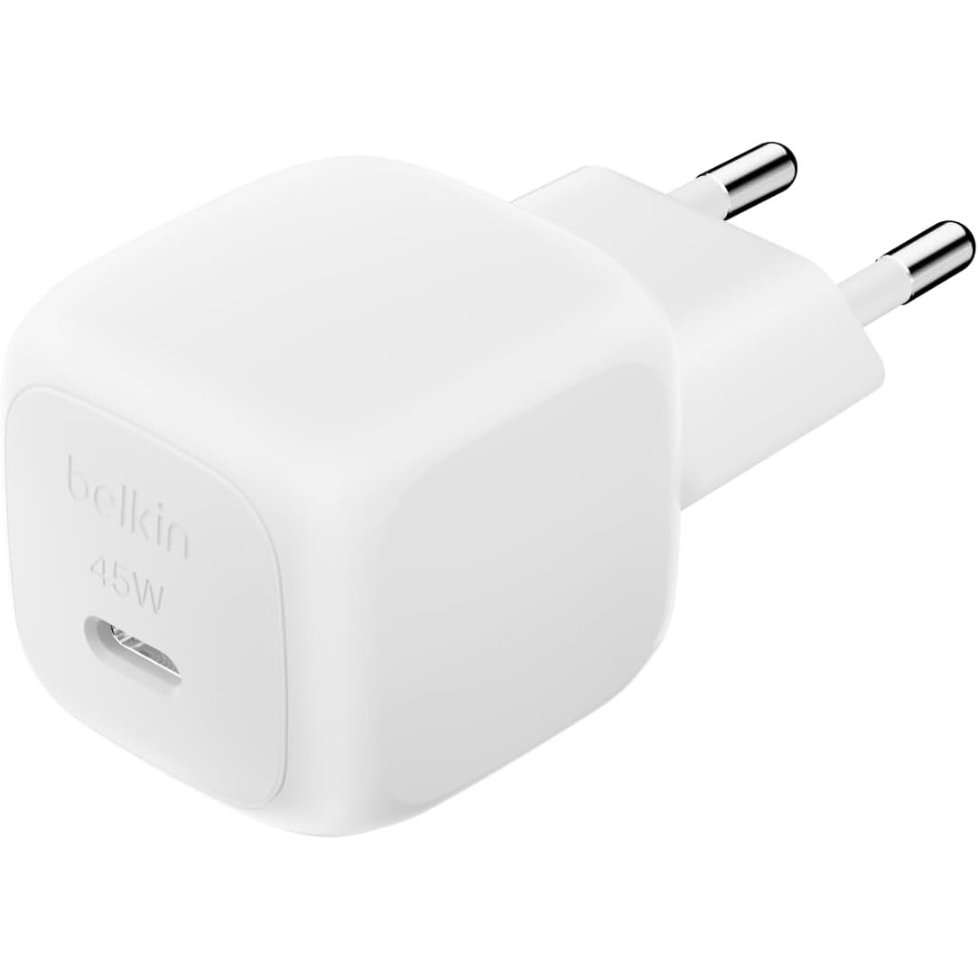 Сетевое зарядное устройство Belkin Compact USB-C Wall Charger 45W White - WCA013kqWH