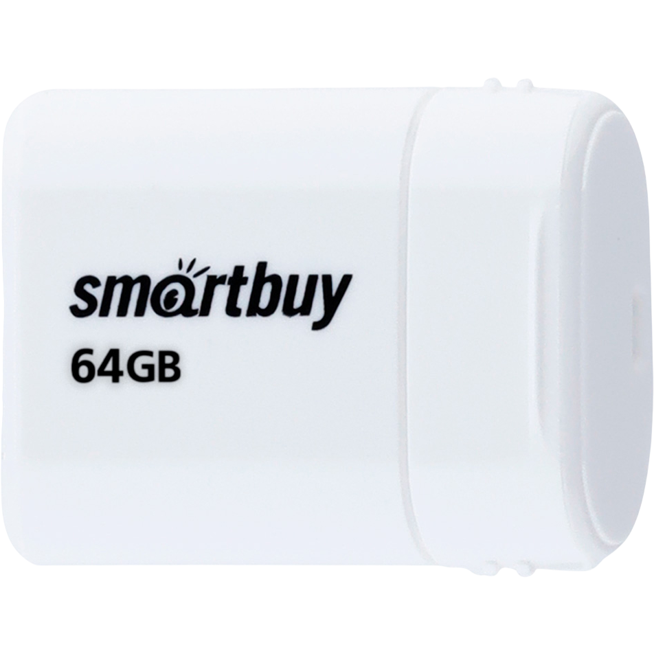 USB Flash накопитель 64Gb SmartBuy Lara White (SB64GBLARA-W)