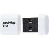 USB Flash накопитель 64Gb SmartBuy Lara White (SB64GBLARA-W)
