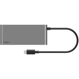 Док-станция Belkin 7-Port USB-C Hub with Dual USB-C Ports Space Gray (AVC023hqSGY)