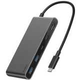 Док-станция Belkin 7-Port USB-C Hub with Dual USB-C Ports Space Gray (AVC023hqSGY)