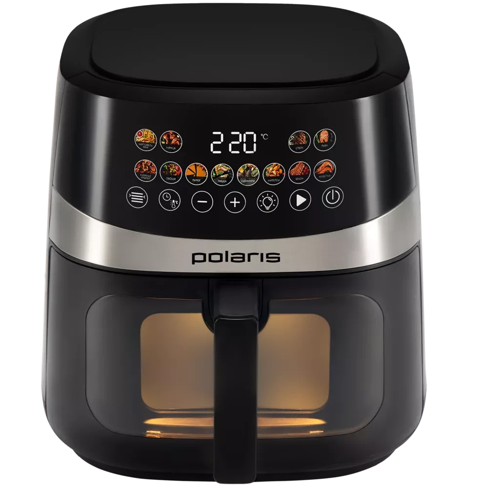 Аэрогриль Polaris PAF 8005W WIFI IQ Home Black