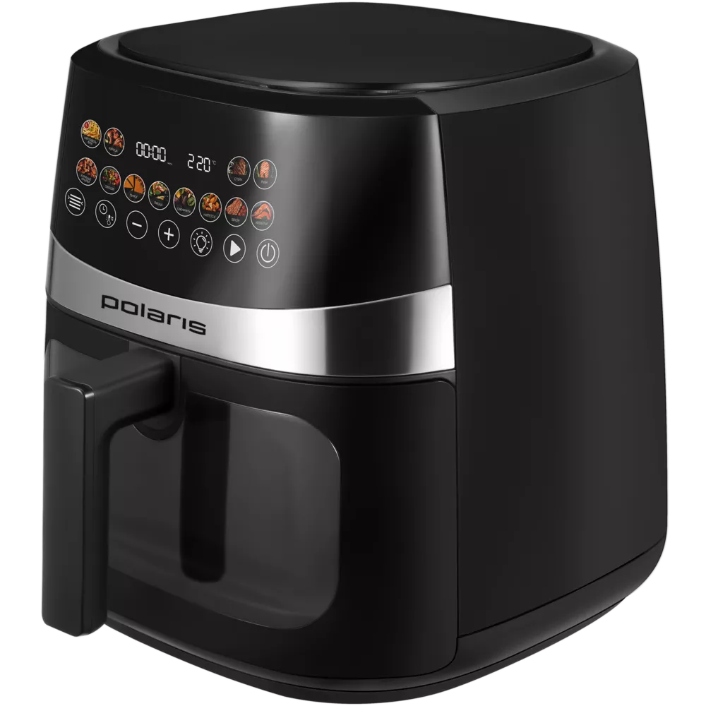 Аэрогриль Polaris PAF 8005W WIFI IQ Home Black - фото 2
