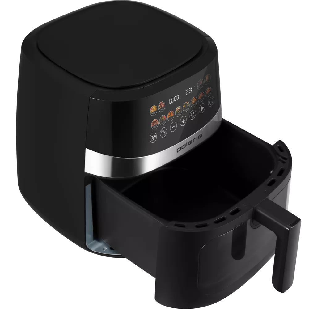 Аэрогриль Polaris PAF 8005W WIFI IQ Home Black - фото 4