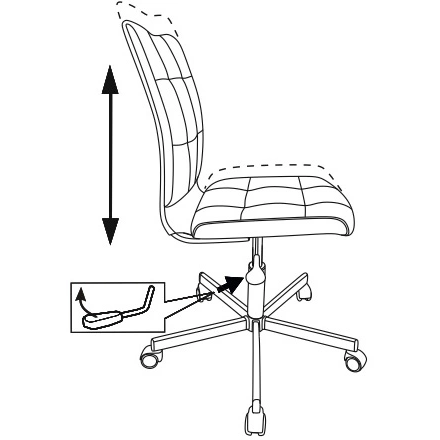 Офисное кресло Бюрократ CH-330M/VELV20 - фото 5