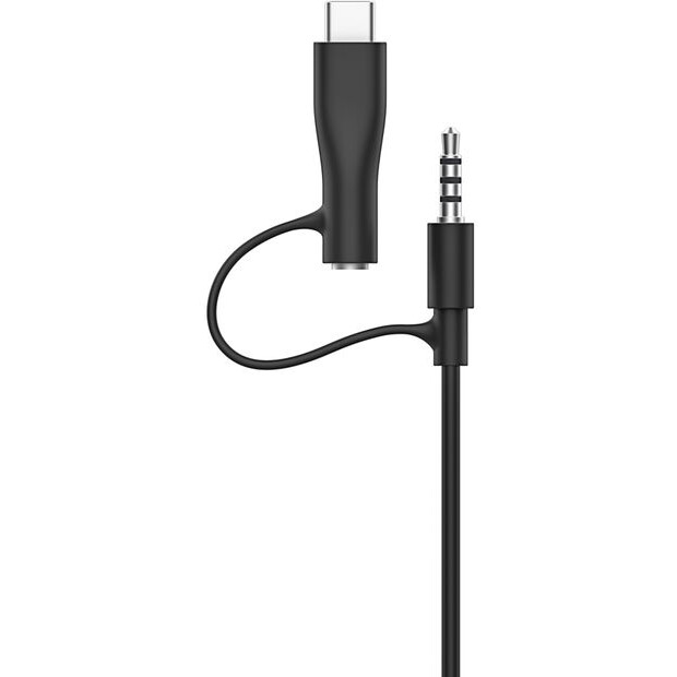 Гарнитура Belkin SoundForm Mini Wired Black (USB-C and 3.5mm) - AUD010hqBK - фото 4