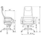Офисное кресло Бюрократ CH-609SL Black (CH-609SL/BLACK)