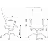 Офисное кресло Бюрократ CH-610SL-Lux Black (CH-610SL-LUX/B-PU)