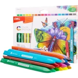 Мелки восковые Deli EC20010