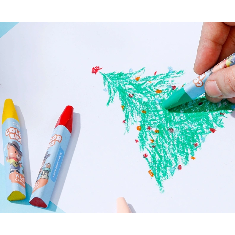 Мелки восковые Deli EC221-12 - фото 5