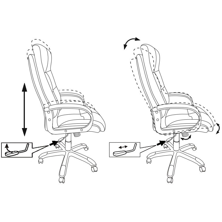 Офисное кресло Бюрократ CH-824 Beige - CH-824/LT-21 - фото 5