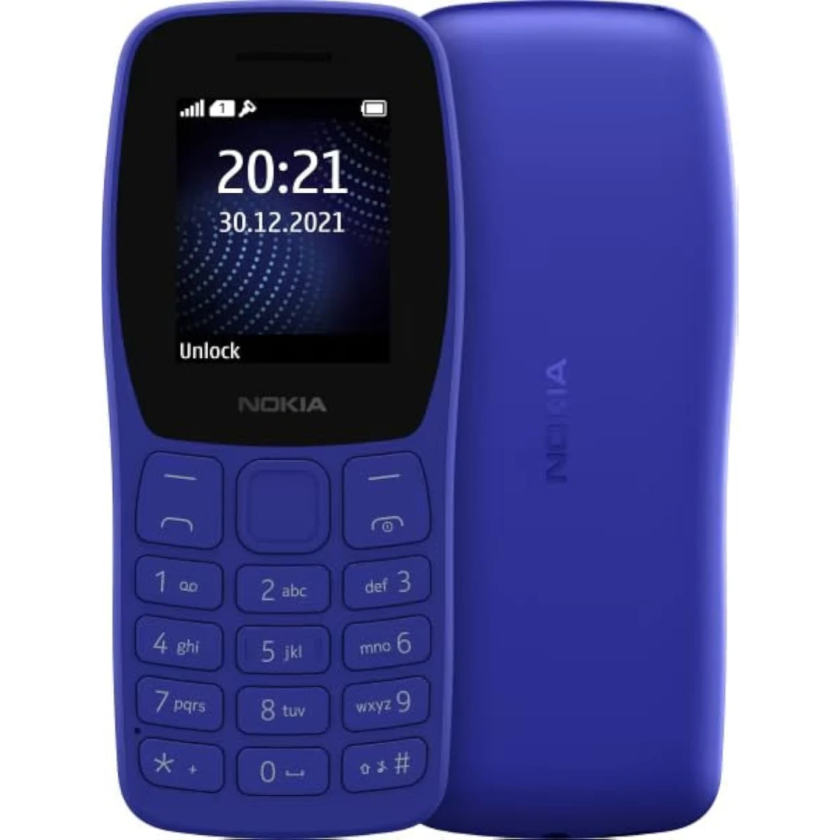 Смартфон Nokia 105 DS Blue (TA-1459) - 1GF010IPG1C01