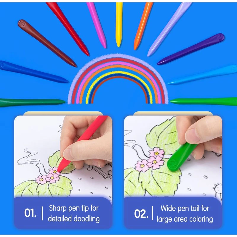 Мелки пластиковые Deli EC222-24 - фото 2