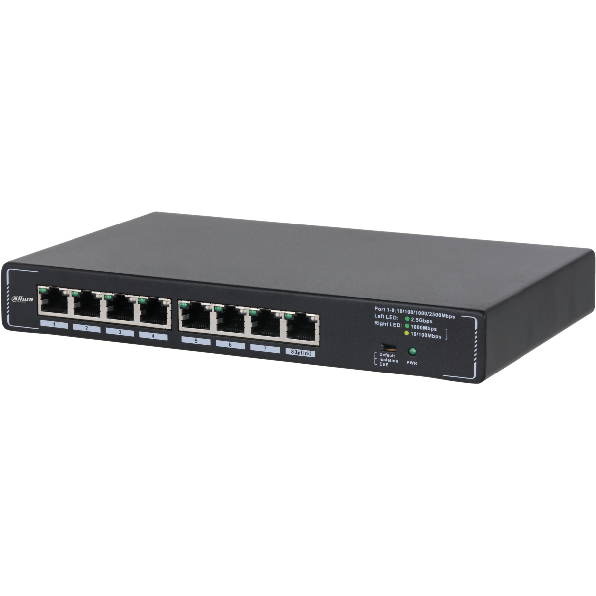 Коммутатор (свитч) Dahua DH-SMG1008 - фото 3