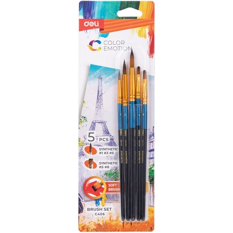 Набор кистей Deli EC406