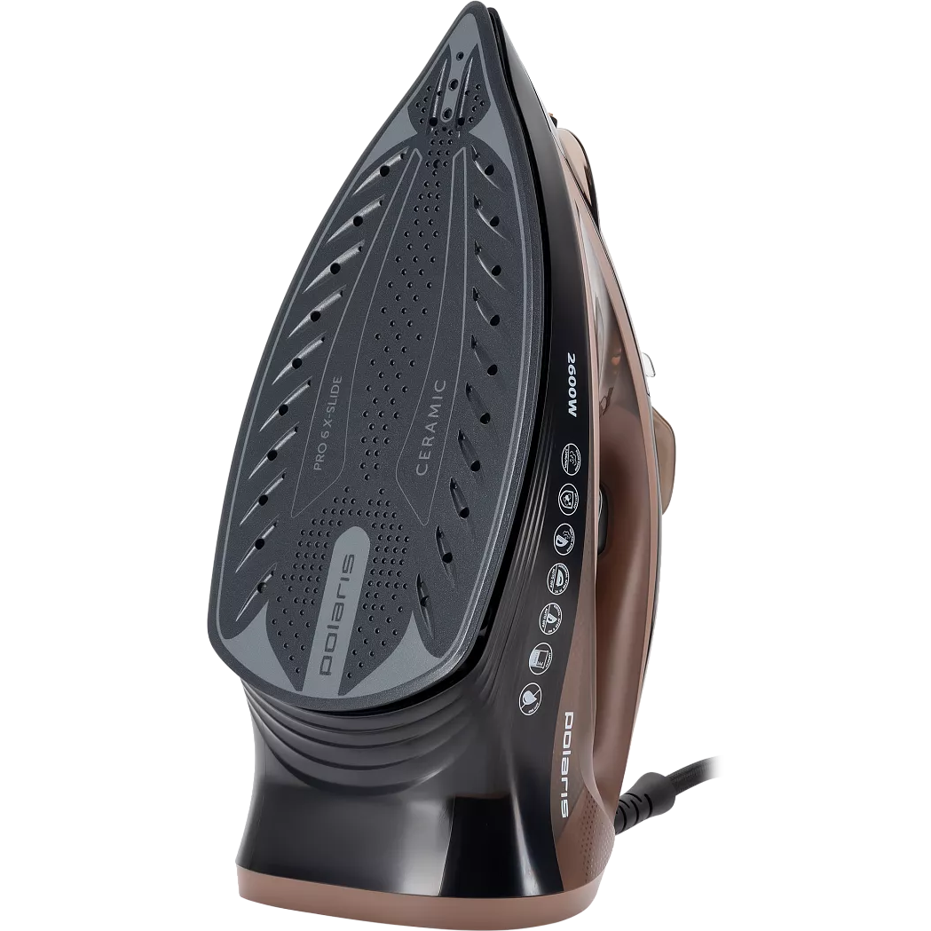 Утюг Polaris PIR2605AK Black/Brown - PIR 2605AK - фото 3